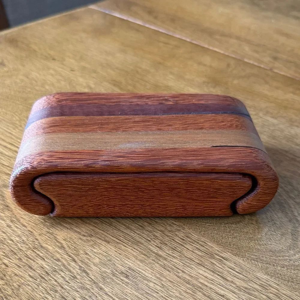Handmade wood jewelry box